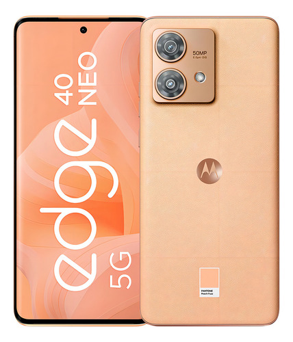 Motorola Edge 40 Neo 5g Dual Sim 256 Gb Peach Fuzz 8 Gb Ram - Excelente (Reacondicionado) (Reacondicionado)