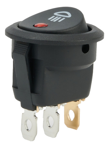 Interruptor De Luz Antiniebla Led Rojo De 12 V Para Coche, F