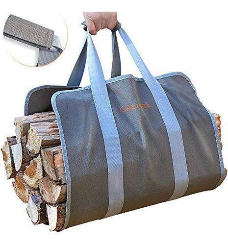 Calidad Premium Supersized Leña Carrier Log Bolsa Pesados .