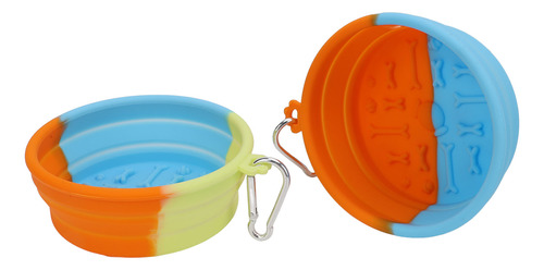 Cuenco De Silicona Para Perros, 2 Unidades, Plegable, Multiu