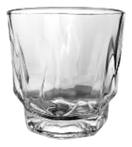 Vaso Diamante Whiskey 330 Ml Caja De 24 Piezas Transparente