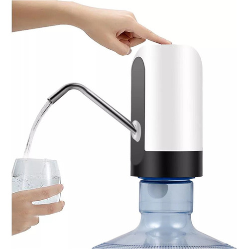 Dispensador automático de agua para botellas recargables 1 color blanco