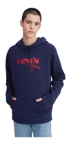 Buzo Levi's Relaxed Graphic Hoodie Poster Logo Palm