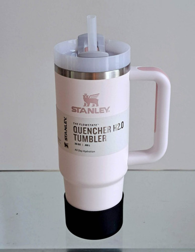 Stanley Quencher 30oz Vaso Taza Mug Termo Asa Con Funda Prot Rosa Claro-negro Quencher