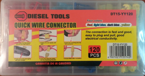 Set De Conectores Para Cables De 120 Pzas.