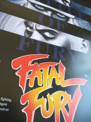 Fatal Fury 2 large arcade Poster 50x70cm – Arcade Art Shop