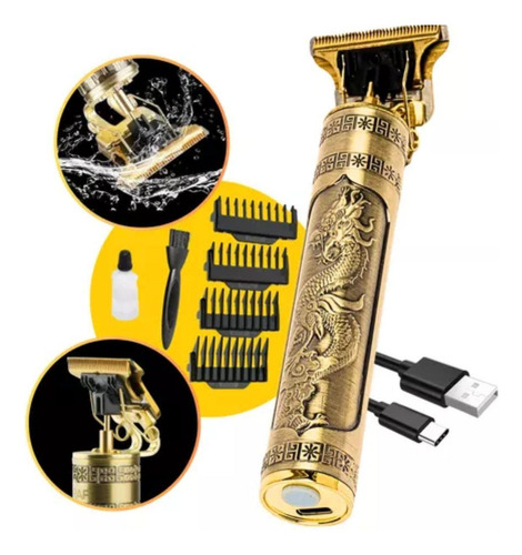 Maquininha De Cortar Cabelo Bigode Sobrancelha Desenho