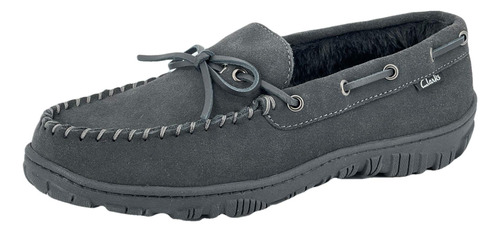 Clarks Mens Suede Leather Moccasin Slipper B08t1td58x_310324