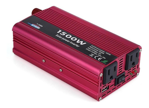 1500w Onda Sinusoidal Dc 12v A Ac 110v Coche Inversor De Ene