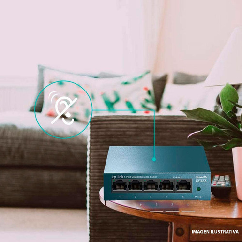 Switch Gigabit Tp-link Ls105g 5 Puertos 10/100/1000mbps