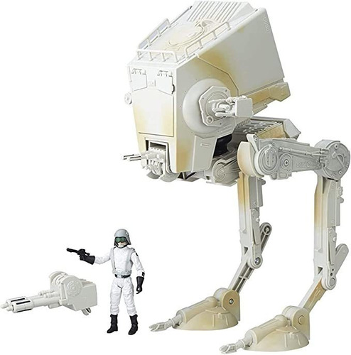 Star Wars Imperial Muñecos De At-st Walker E Imperial. Ser.