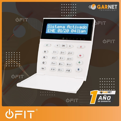 Imagen 5 de 10 de Teclado Lcd Alonso Kpd-860-rf Alfanumerico Con Tecnología Rf