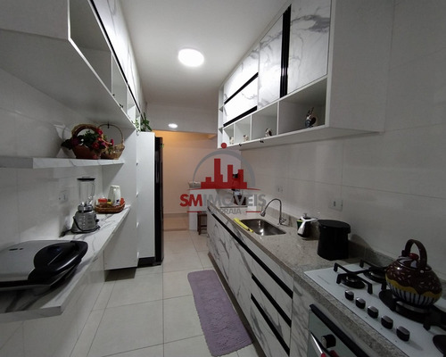 Imagem 5 de 30 de Apartamento 03 Dormitórios No Canto Do Forte Praia Grande - Ap02908 - 70077705
