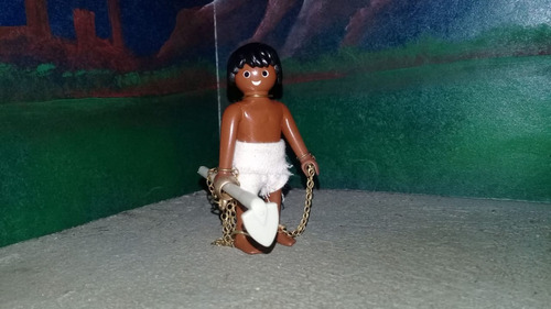 Playmobil Custom Esclavo Negro Afro Colonial Plantacion Isla