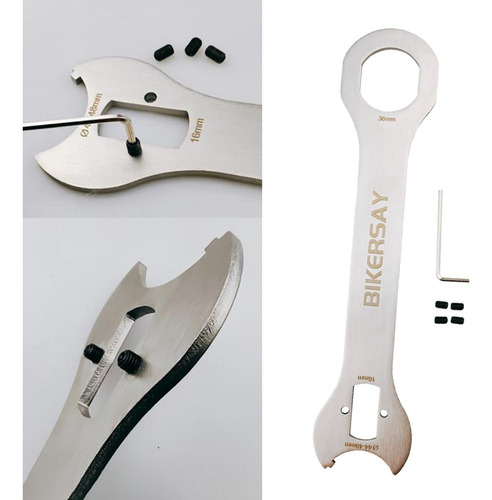 Llave Universal Para Bicicleta 36 Mm 16 Mm Acero Llave