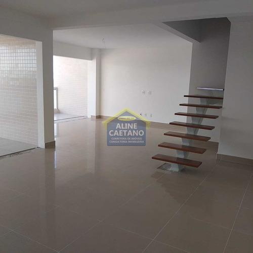 Imagem 3 de 30 de Cobertura Magnífica 4 Dorms- 4 Suítes- 254 M²- 1 Quadra Do Mar - Vlct0096