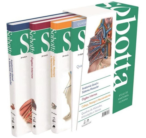 Sobotta - Atlas De Anatomia Humana - 3 Vols. - 24ª Ed