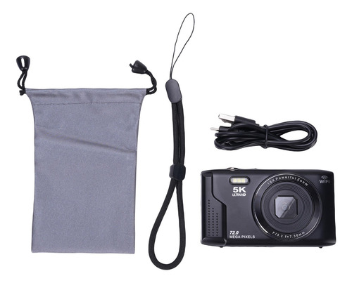 Câmera Digital Para Fotografia 5k 72mp 16x Zoom Lcd De 2,8 P