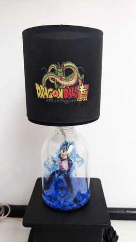 Lámpara De Vegeta Dragonball Anime Colección Ssj Artesanal