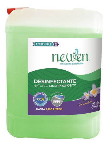 Newen - Desinfectante Multipropósito Rinde 2100l Con Aroma