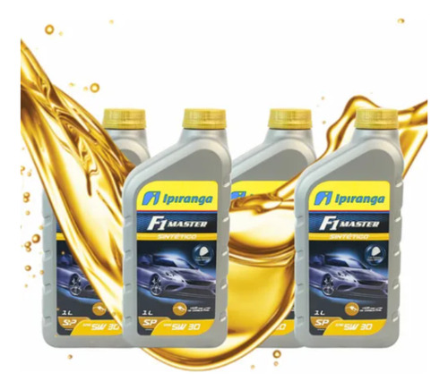 Óleo Para Motor 5w30 Sintético Ipiranga F1 Master Api Sn