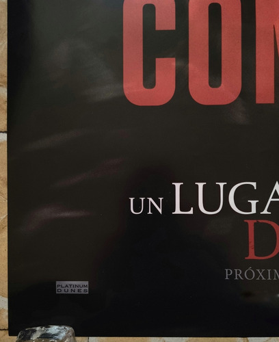 Póster Original Cine Un Lugar En Silencio Día Uno (Usado)