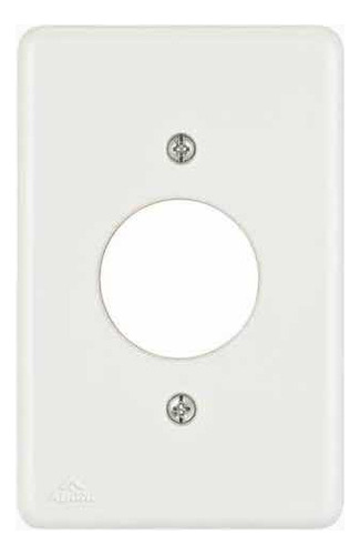 Placa 4x2 1 Posto Redondo - Radial Pollar