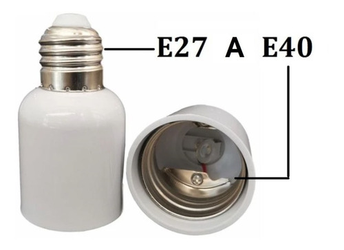 Adaptador Soquete De Ampolleta Base E27 A E40