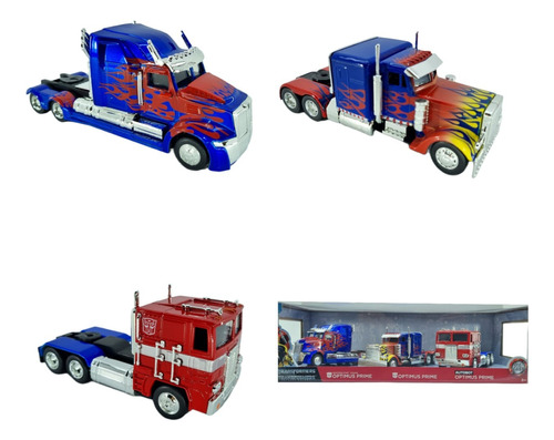 Set Transformers Optimus Prime Esc. 1:32 Jada 3 Piezas