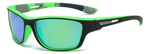 Óculos De Sol Bulier Modas Hydro, Cor Verde Armação De Acetato, Lente De Policarbonato Haste De Acetato