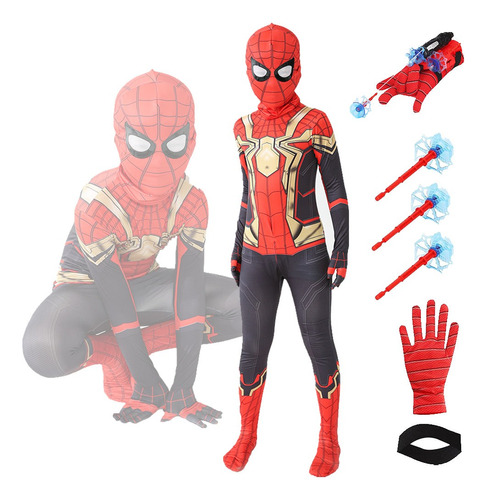 Disfraz De Spiderman Heroes No Way Home Hombre Araña Niños Con Máscara Ropa,disfraz Niños Cosplay Ropa Con Máscara Ropa,serie De Superhéroes