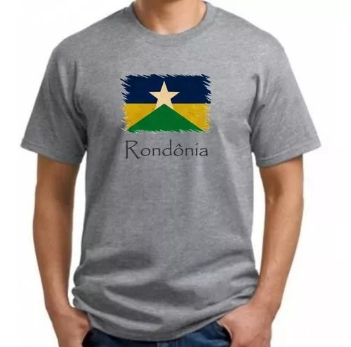 Camiseta Rondônia Bandeira Estados País Brasil