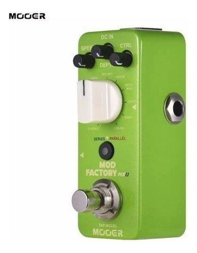 Pedal de efeito Mooer Mod Factory MKII MME2 verde-claro