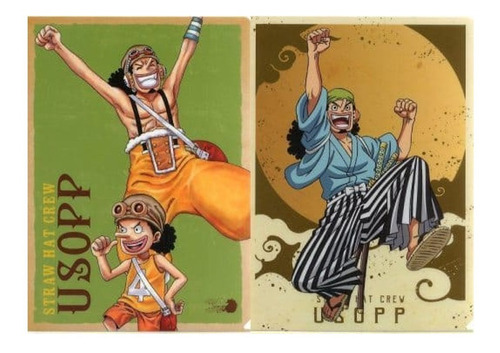 Set 2 Carpetas One Piece Usopp Bandai Ichiban Kuji Wano