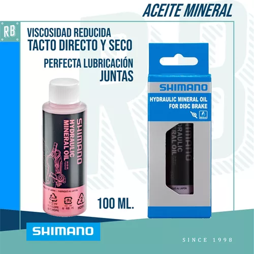 Aceite Mineral Frenos Hidráulicos Bicicleta Shimano 100ml