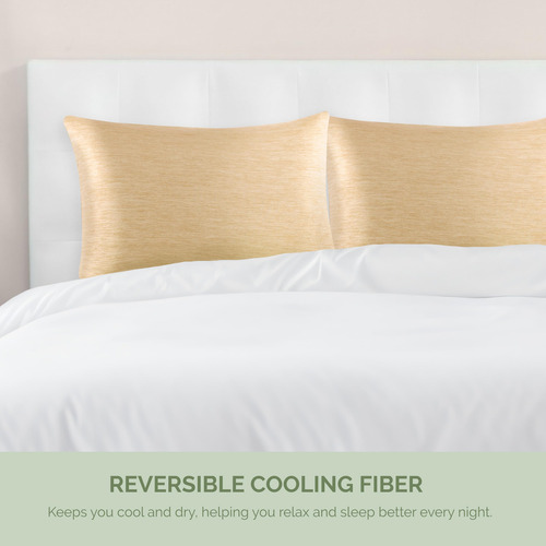 Juego De 2 Fundas De Almohada Refrescantes Transpirables