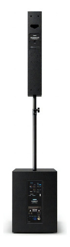 Sistema Amplificado Dbr Vertical Array Va3000xt 1000wrms Sub Cor Preto 110v/220v