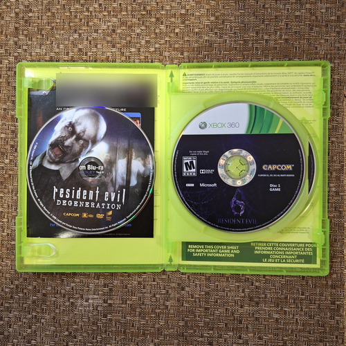 Resident Evil 6 Original Físico Acompanha Filme Xbox 360 (Usado)