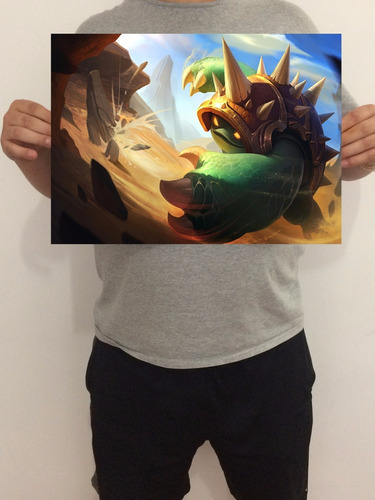 Pôster League Of Legends (lol) Rammus 43x32 Cm