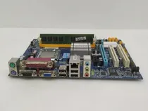 Comprar Placa Mãe Lga 775 Gigabyte Ddr2 + 2gb + Celeron 1.60ghz
