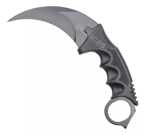 Faca Karambit CS Go 18cm Tática MGJD C/ Bainha Resistente