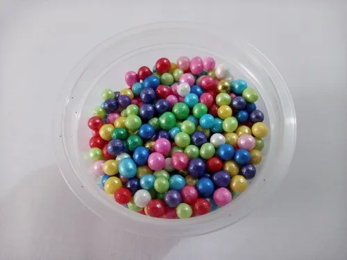 Perlas Rojo Escarlata Dulces X 50 Grs Repostería
