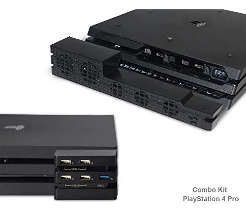 Pack Ventilador Y Hub Usb Para Ps4 Pro Con Sensor Automtico