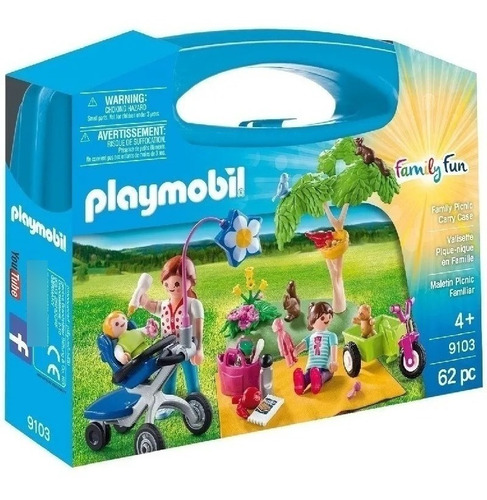Playmobil 9103 Picnic Familiar Maletin Playking