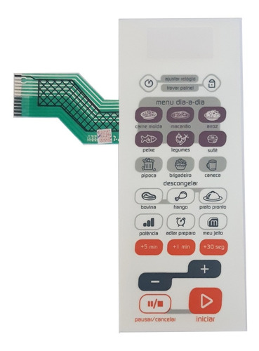 Membrana Teclado Compatível Microondas Bms45