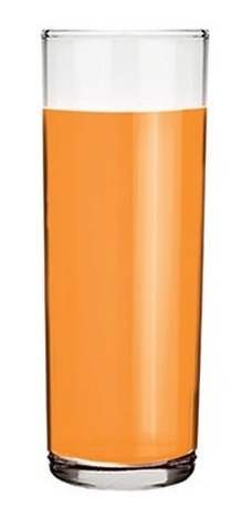 Vaso Cylinder Tubo Trago Largo 320ml Nadir Vidrio Caja X24