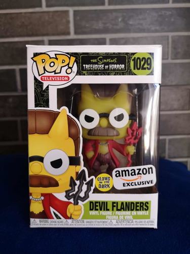 Funko Devil Flanders Glow 1029 Amazon The Simpsons Horror