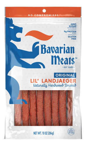 Bavarian Meats Lil' Landjaeger Palitos De Salchicha Ahumada