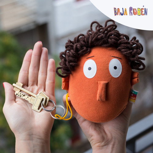 Baja Ruben Porta Llaves Para Tirar Por La Ventana Llavero
