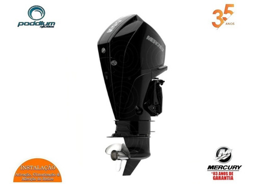 Imagem 2 de 6 de Motor Mercury 4t 225hp Cxl V6 Dts Comando Eletrônico Poddium